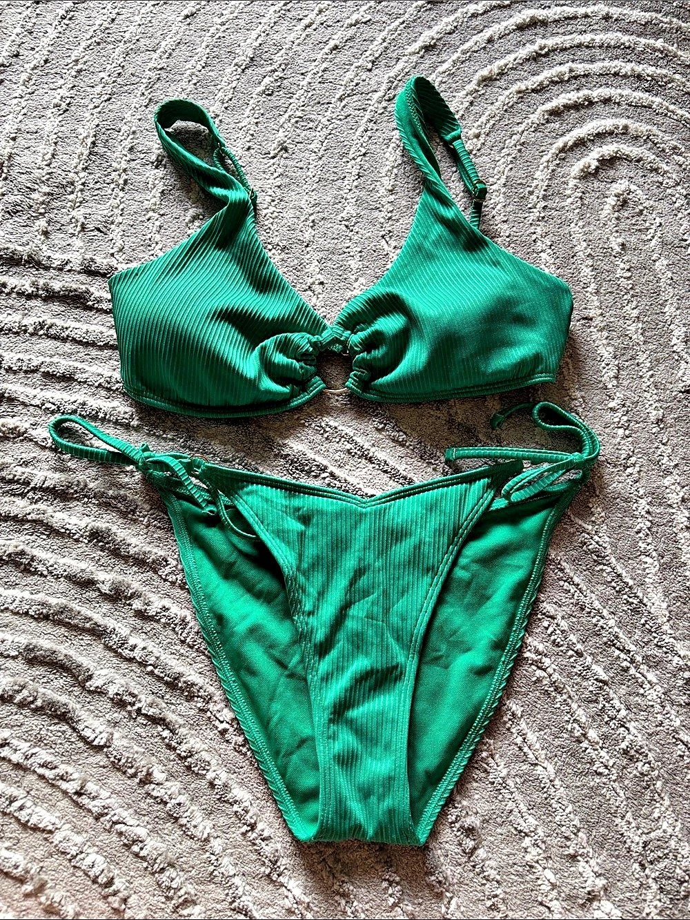 Hollister Bikini Set Green Small